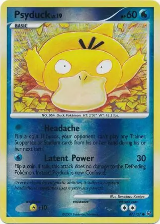 87/127 Psyduck PL Common Reverse Holo