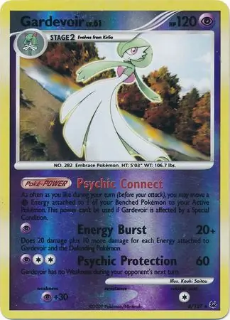 8/127 Gardevoir PL Rare Holo Reverse Holo