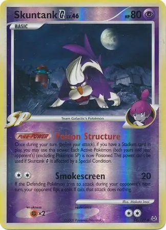 94/127 Skuntank Pokémon G PL Common Reverse Holo