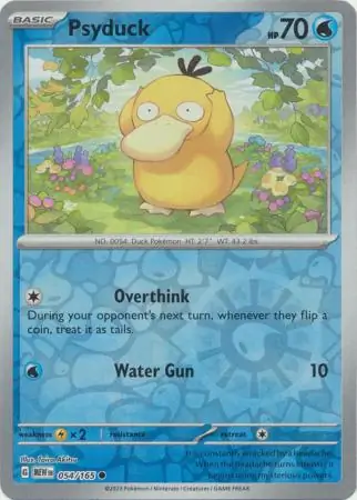 Psyduck 151 054/165 Common Reverse Holo