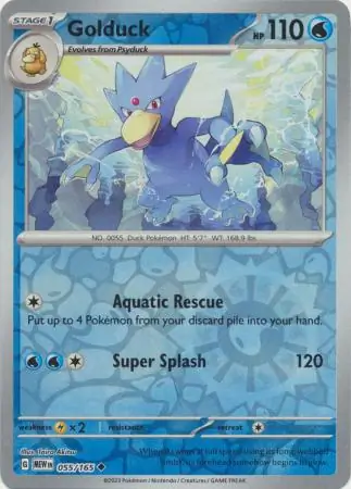 Golduck 151 055/165 Uncommon Reverse Holo