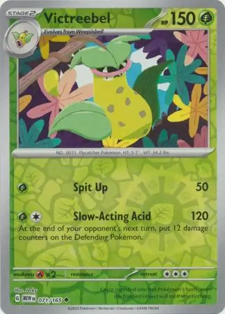 Victreebel 151 071/165 Uncommon Reverse Holo