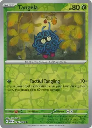 Tangela 151 114/165 Common Reverse Holo