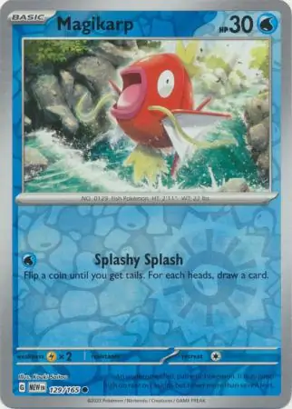 Magikarp 151 129/165 Common Reverse Holo