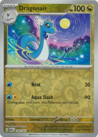 Dragonair 151 148/165 Uncommon Reverse Holo