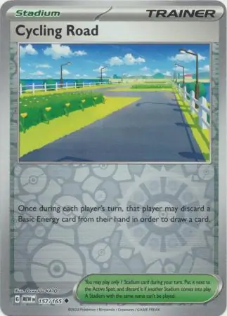 Cycling Road 151 157/165 Uncommon Reverse Holo