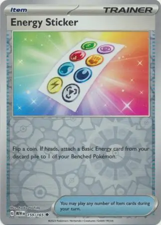 Energy Sticker 151 159/165 Uncommon Reverse Holo