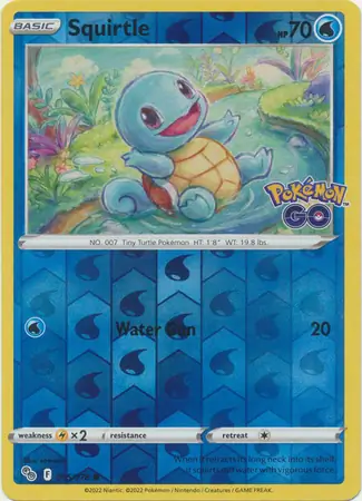 015/078 Squirtle PGO Common Reverse Holo
