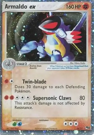 Armaldo ex POP Series 1 16/17 Rare Holo ex