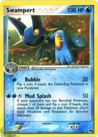 Swampert POP Series 1 5/17 Rare