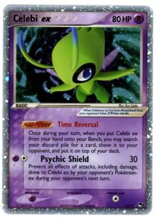 Celebi ex POP Series 2 17/17 Rare Holo ex
