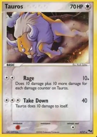 Tauros POP Series 2 5/17 Rare