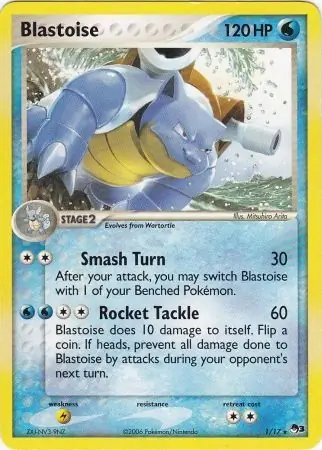 Blastoise POP Series 3 1/17 Rare