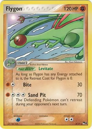 Flygon POP Series 4 3/17 Rare