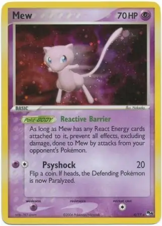 Mew POP Series 4 4/17 Rare