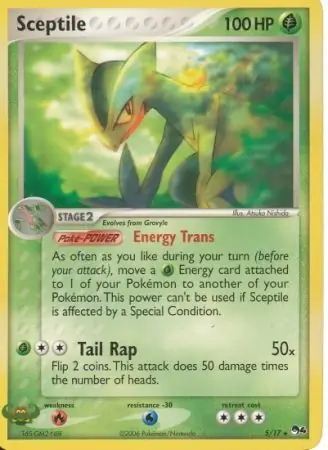 Sceptile POP Series 4 5/17 Rare