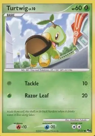 Turtwig POP Series 6 17/17 Common