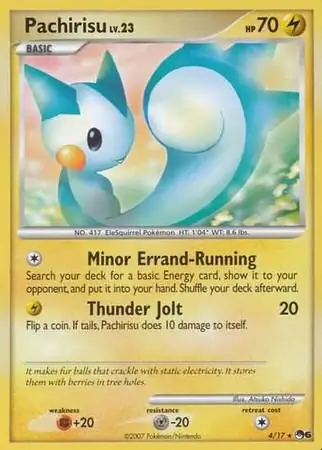 Pachirisu POP Series 6 4/17 Rare