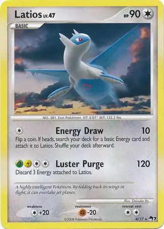 Latios POP Series 7 4/17 Rare