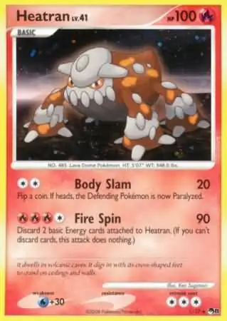 Heatran POP Series 8 1/17 Rare