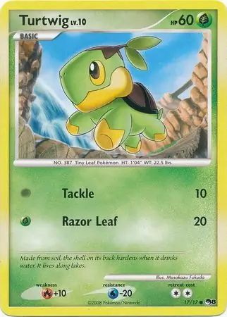 Turtwig POP Series 8 17/17 Common