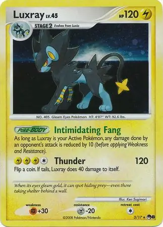 Luxray POP Series 8 3/17 Rare