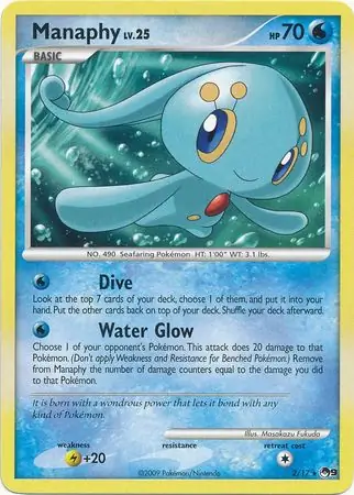 Manaphy POP Series 9 2/17 Rare