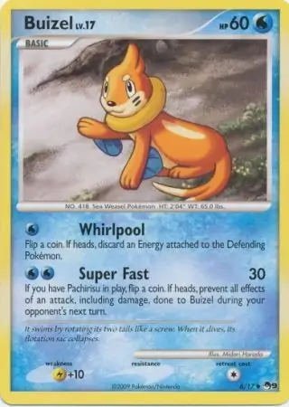 Buizel POP Series 9 6/17 Uncommon