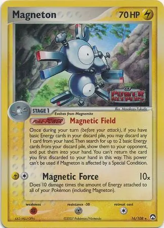 16/108 Magneton PK Rare Reverse Holo