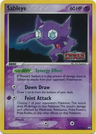 22/108 Sableye PK Rare Reverse Holo