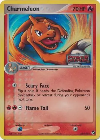 28/108 Charmeleon PK Uncommon Reverse Holo