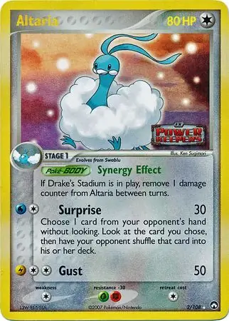 2/108 Altaria PK Rare Holo Reverse Holo
