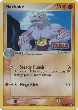 33/108 Machoke PK Uncommon Reverse Holo