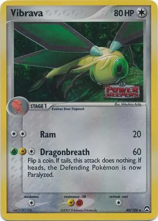 Vibrava Power Keepers 40/108 Uncommon Reverse Holo