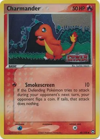 48/108 Charmander PK Common Reverse Holo