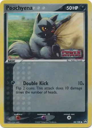 58/108 Poochyena PK Common Reverse Holo
