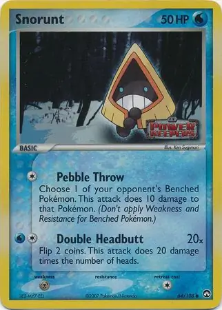 64/108 Snorunt PK Common Reverse Holo