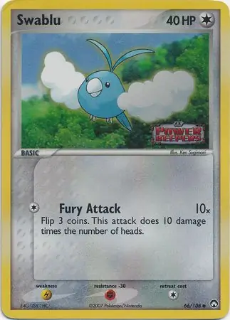 66/108 Swablu PK Common Reverse Holo
