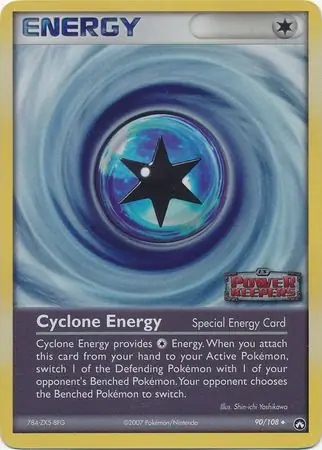 90/108 Cyclone Energy PK Uncommon Reverse Holo