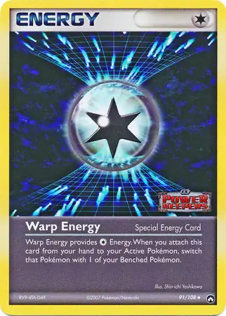 91/108 Warp Energy PK Uncommon Reverse Holo