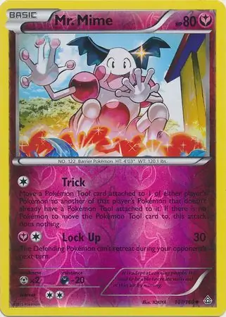 101/160 Mr. Mime PRC Uncommon Reverse Holo