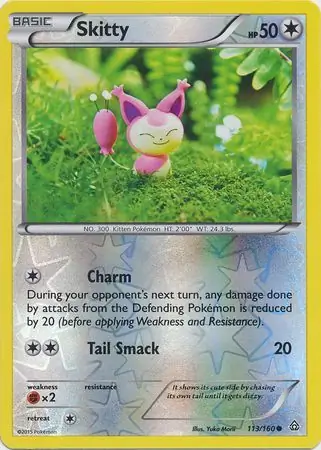 113/160 Skitty PRC Common Reverse Holo