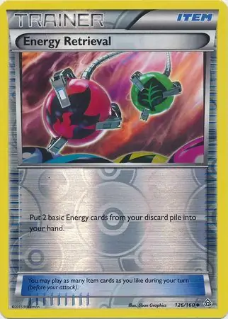 126/160 Energy Retrieval PRC Uncommon Reverse Holo