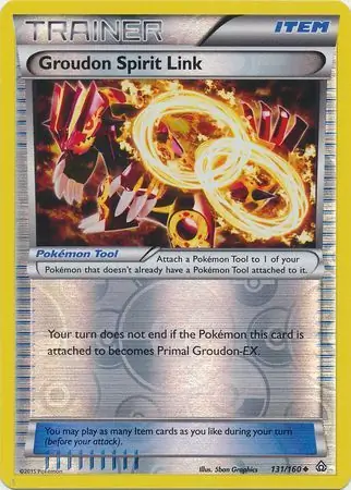 131/160 Groudon Spirit Link PRC Uncommon Reverse Holo