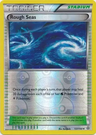137/160 Rough Seas PRC Uncommon Reverse Holo