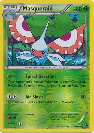 14/160 Masquerain PRC Uncommon Reverse Holo