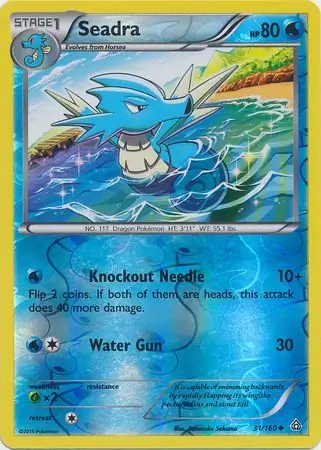 31/160 Seadra PRC Uncommon Reverse Holo