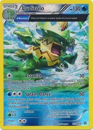 37/160 Ludicolo PRC Rare Reverse Holo