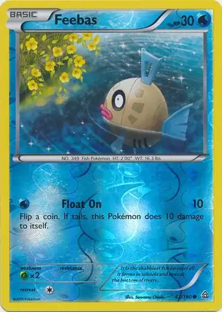43/160 Feebas PRC Common Reverse Holo