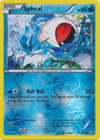 45/160 Spheal PRC Common Reverse Holo